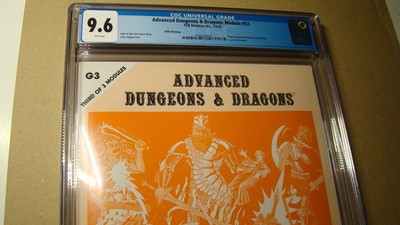 MODULE G3 HALL FIRE GIANT KING *CGC 9.6* DUNGEONS DRAGONS HIGHEST GRADED 5TH