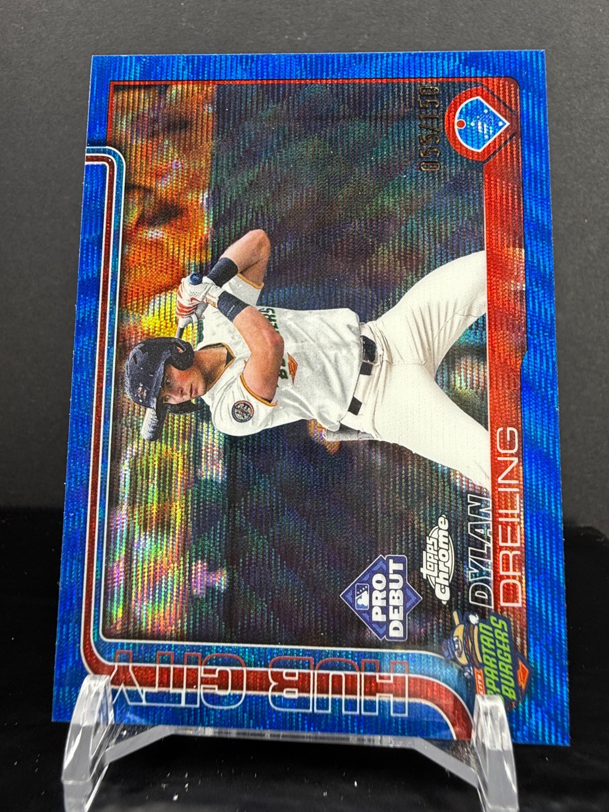 4-169 - 2025 Topps Chrome Pro Debut - Dylan Dreiling Blue Wave Refractor /150 RC