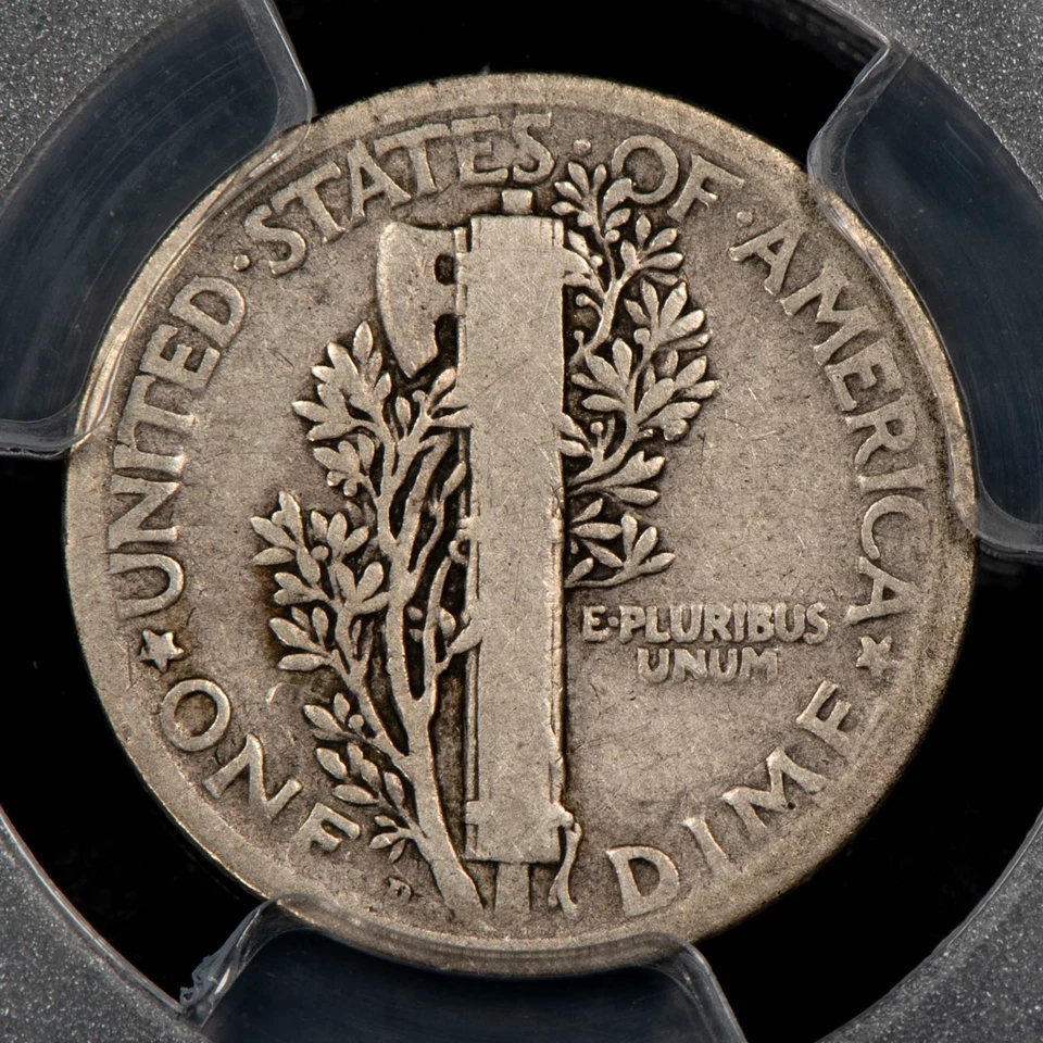 1921-D 10c Silver Mercury Dime - Original Key Date Coin - PCGS VG 8 - SKU-B5145 - Image 4 of 4