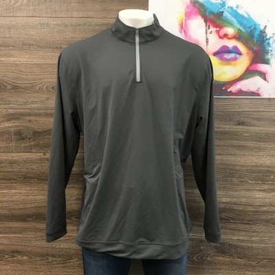 Peter Millar Mens Perth Performance 1/4 Zip Long Sleeve Golf Pullover Shirt 2XT