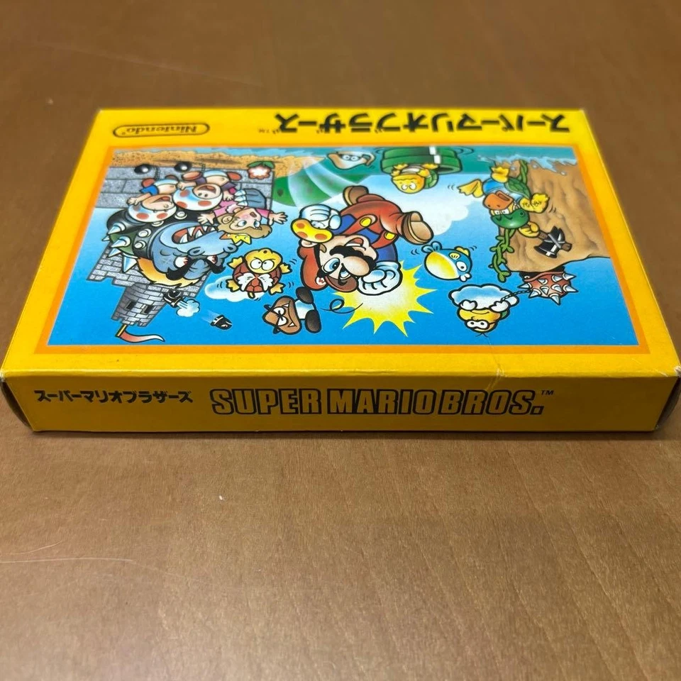 Игра Nintendo Famicom Super Mario Bros в коробке Япония оригинальная коробка в комплекте - Изображение 3 из 4