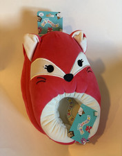 Squishmallows Red/White Fox slippers size 6-7
