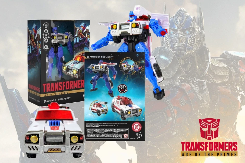 HASBRO Transformers Age of the Primes Voyager Class Autobot Red Alert-BRAND NEW - Image 2 of 4