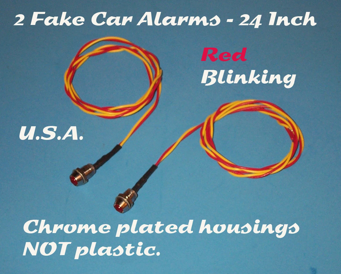 Faux Blinking LED Alarm Light Install, car alarm light