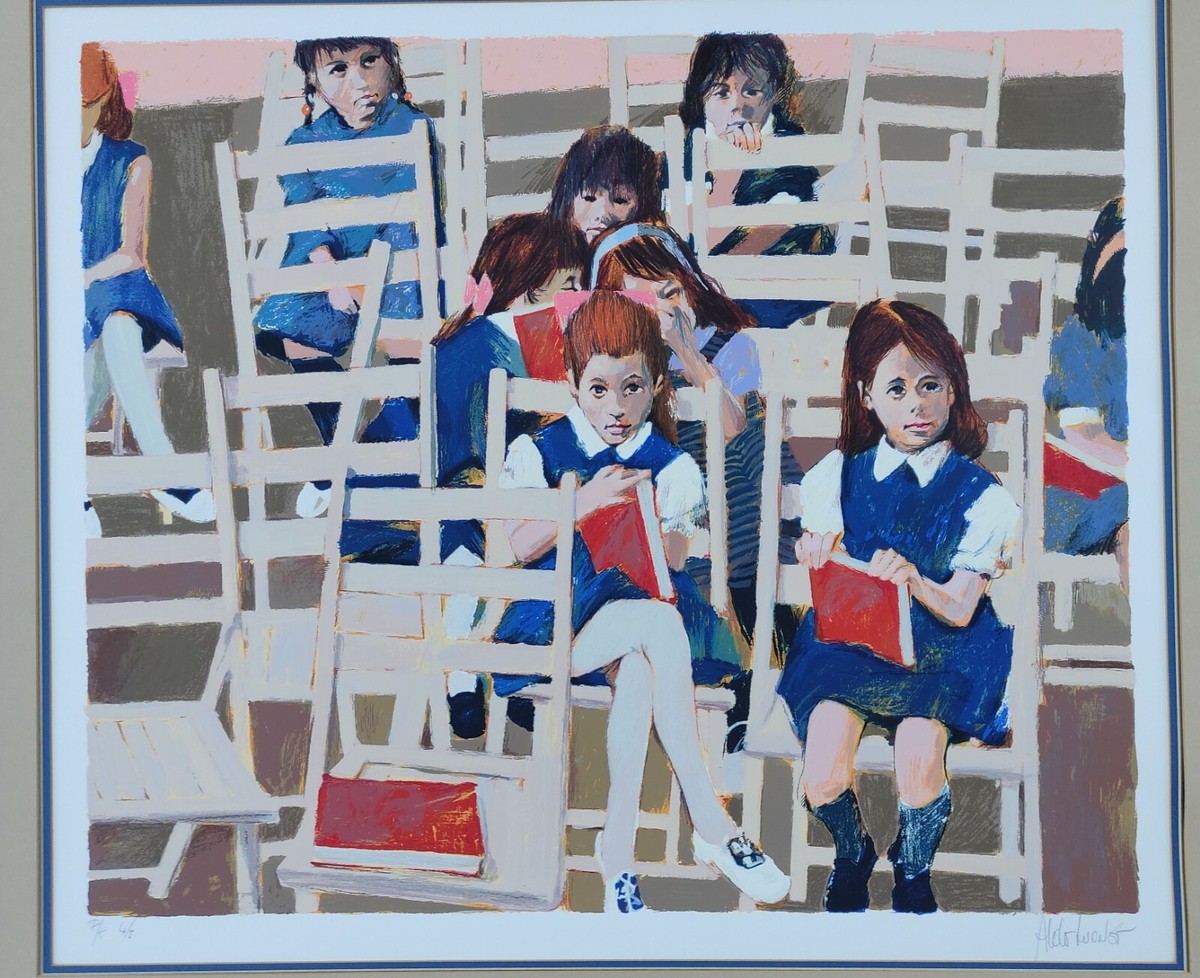 ALDO LUONGO Artist's Proof Serigraph Ed of 4/5 1985 Compare at