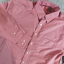 Chik Fil A Shirt Mens Small Red Gingham Check Buttoned Uniform Employee Manager