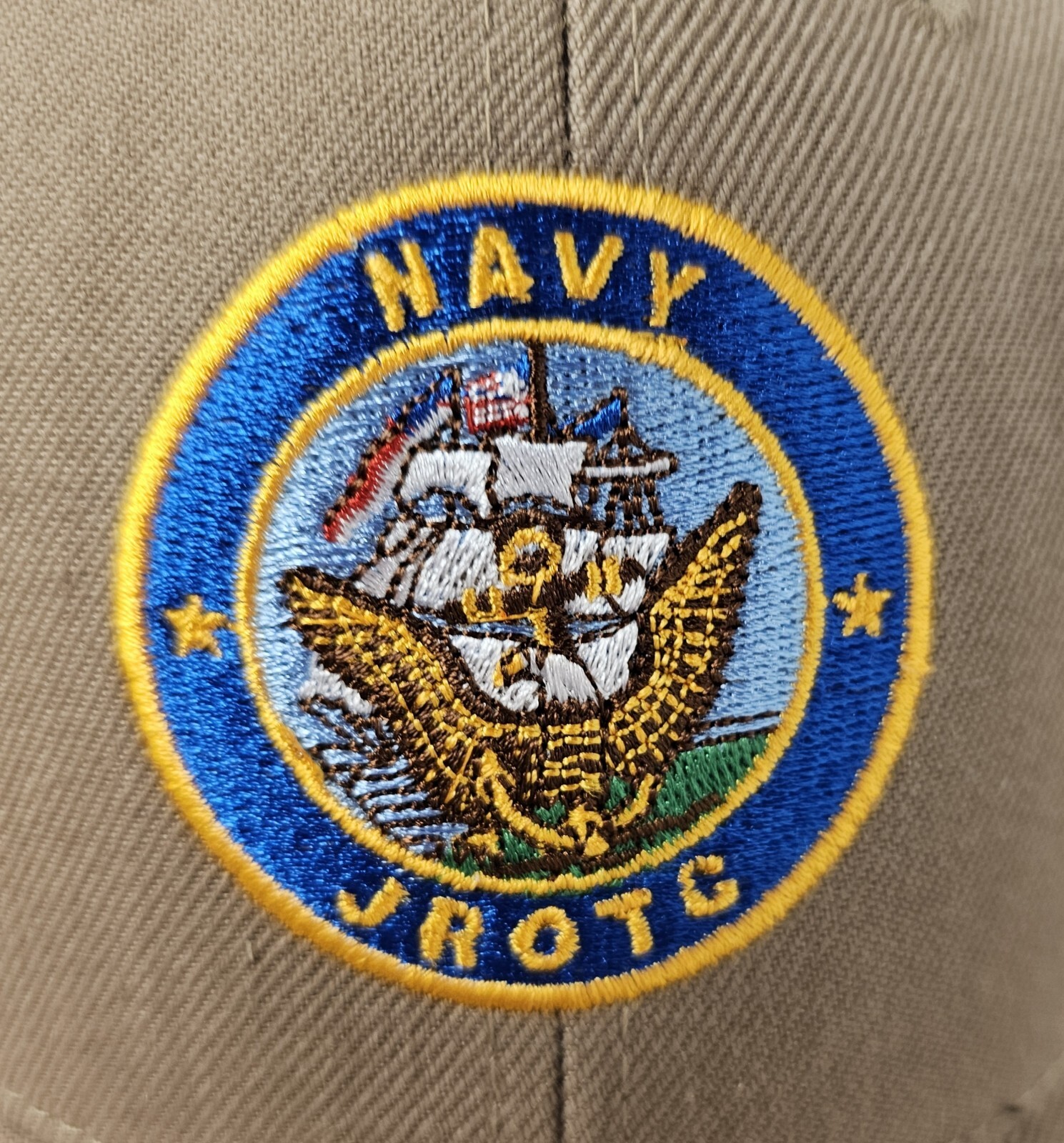Navy JROTC Hat Hook And Loop Adjustable Vanguard … - image 2