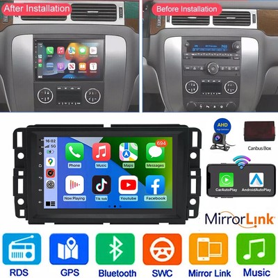 7'' Car Stereo Radio Apple Carplay For GMC Chevrolet Chevy Yukon Sierra Acadia