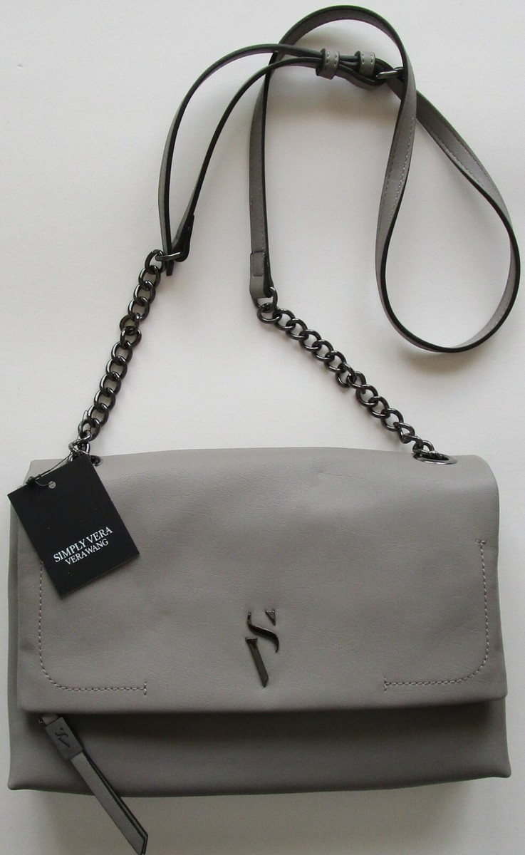 Simply Vera Vera Wang Grey Garrison Crossbody Contemporary