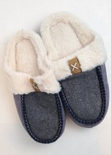 Homitem Men's Fleece Lined Slippers Size M 9/10