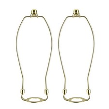 Aspen Creative 20030-12 Lamp Harp Set Brass Plated