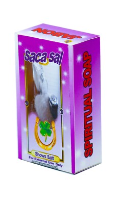 Jabón Saca Sal   Limpia Maldad, Envidia y Energías Negativas - Spiritual Soap