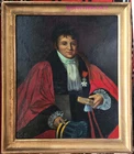 HST 014 Portrait C.A. Luquet de St Germain Oil Painting on Canvas