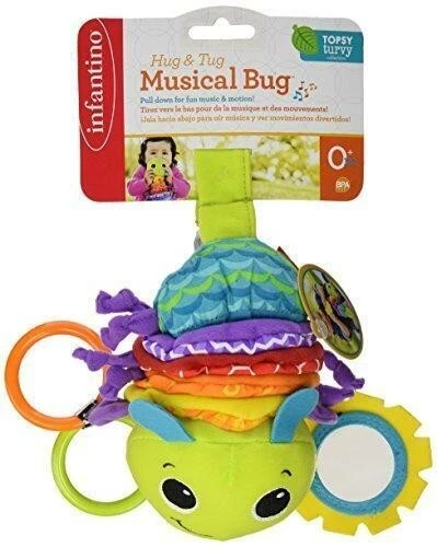 Infantino Hug and Tug Musical Bug H2 - Image 2 of 4