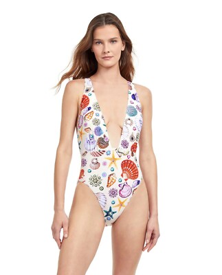 GOTTEX WHITE SANDS SAND DEEP V PLUNGE ONE PIECE