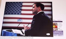 2016 REPUBLICAN MARCO RUBIO FOR PRESIDENT SIGNED CAMPAIGN 11X14 PHOTO 2 JSA COA