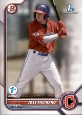 2022 BOWMAN PROSPECT 1ST EDITION CLEVELAND GUARDIANS - JOSE PASTRANO #BPPF-21