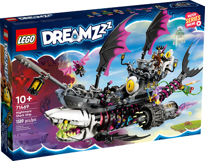 LEGO DREAMZzz 71469 Nightmare Shark Ship New Factory Sealed