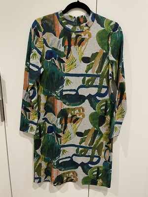 Gorman X Spencer Shakespeare Casa Verde Jersey Print Dress Size 8 | eBay