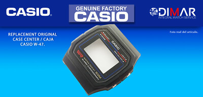 REPLACEMENT ORIGINAL VINTAGE CAJA/CASE CENTER  CASIO W-47, NOS