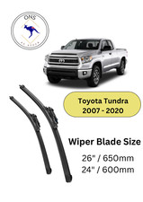 WIPER BLADES FOR TOYOTA TUNDRA 2007-2020