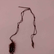 Hair Clip with Feathers and Chains