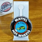 Vintage Hot Wheels Redline The Demon Metal Button Pin Tab HK Hong Kong 1969