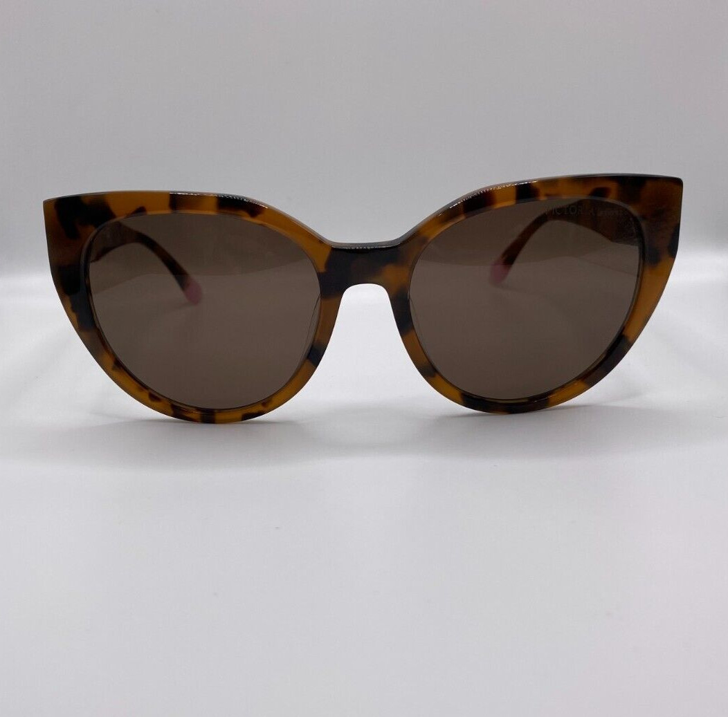 Пластиковая оправа солнцезащитных очков Victoria Secret VS0057 52E Черепаховый кошачий глаз 55-19-140 15890₽