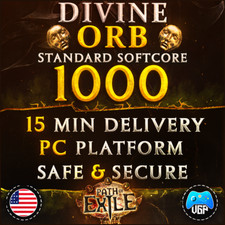 Divine Orbs Path of Exile1 STANDARD SC   1000   PoE Standard Softcore Divine Orb