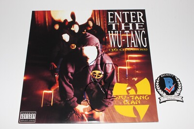 RZA SIGNED WU-TANG CLAN ENTER THE 36 CHAMBERS ALBUM VINYL RECORD