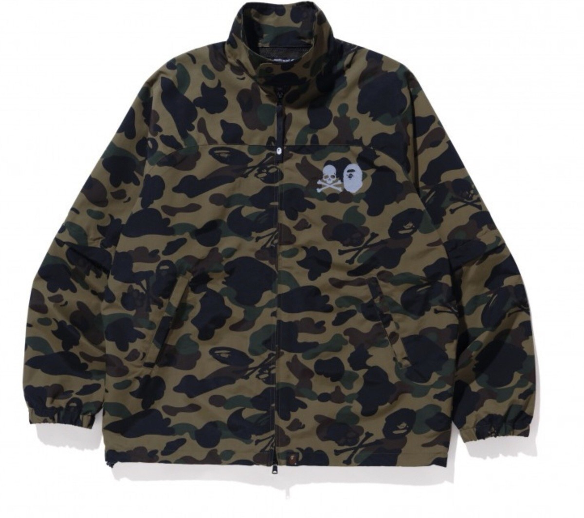 BAPE X MMJ 】1ST CAMO RAIN JACKET 6TH L mastermind Large New fast 