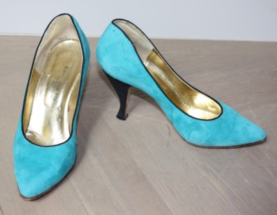 *** PUMPS TÜRKIS JEAN-CLAUDE JITROIS GR. 40 Sehr guter Zustand ***