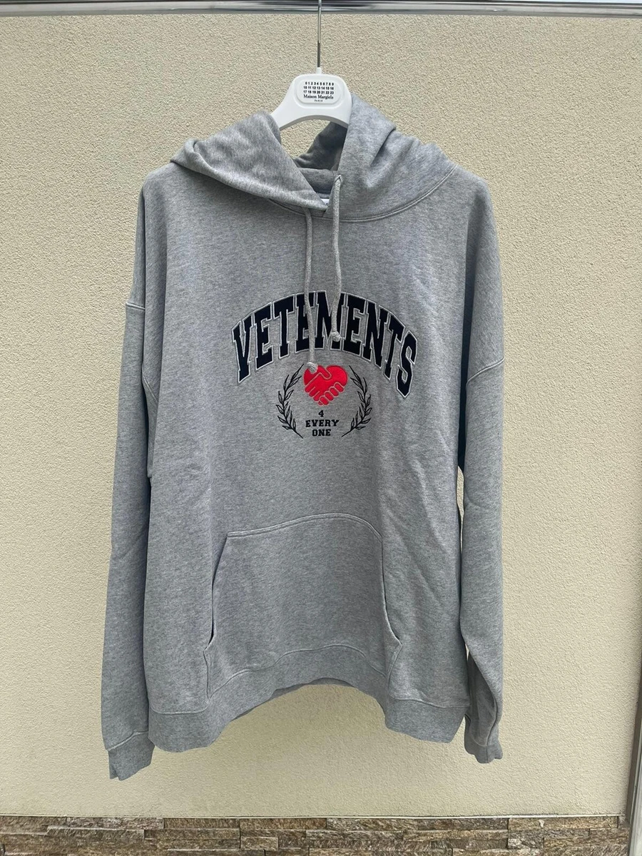 Vetements Vetements For 4 Everyone Logo Embroidered Hoodie in