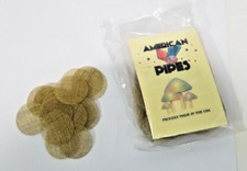 150 piezas de American Pipes LATÓN pantallas metálicas calidad 1" desde 1997