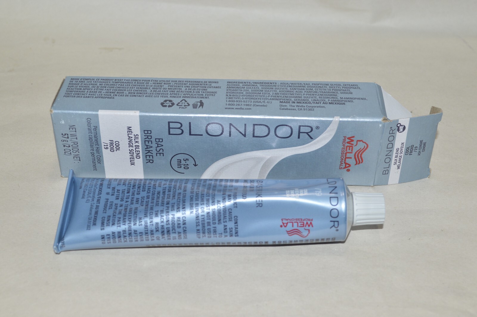 Wella Blondor Base Breaker 2 ounce ---- silk blend COOL /19