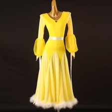 Modern Dance Ballroom Dress Performance Compeition Practice Waltz Tango Dress