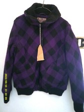 Ajc By Arizona Ladies Purple And Black Bomber Style Jacket With Zip Fastening