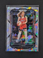 2023 Panini Prizm WNBA LI MENG RC ROOKIE #132 CRACKED ICE PRIZM MYSTICS