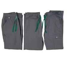 Figs Scrub Pants Mens S Lot Tansen Jogger Cairo Slim Cargo  Pisco Graphite Gray