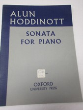 Alun Hoddinott Sonata for Piano Sheet Music Oxford University Press