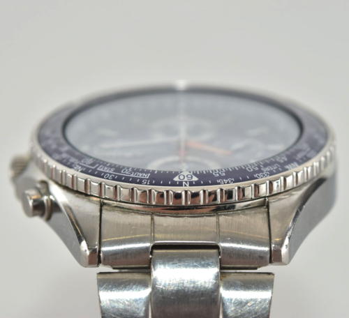New Battery SEIKO ANA Flightmaster Pilot 7T92-0CF0 Blue Dial Quartz Men's Watch - Picture 14 of 16