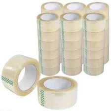 Sameer Packing Tape 36 Rolls 110 Yards 2 Mil 330 ft Clear Carton Sealing Tapes