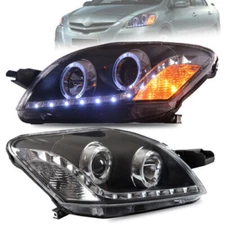 Pair LED Headlights For 2007-2013 Toyota Vios Toyota Yaris Toyota Belta Sedan