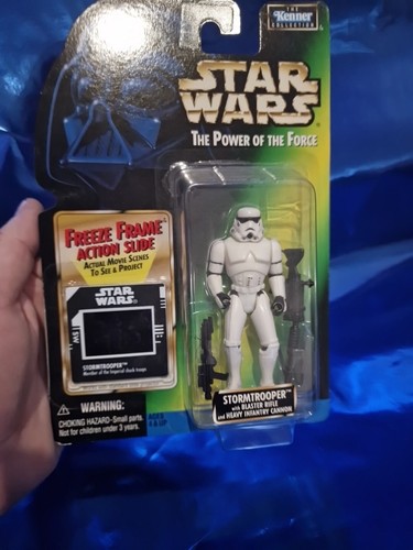 Star Wars Freeze Frame Stormtrooper Action Figure Blue Card 1997 - Picture 7 of 9