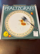 New Pfaltzgraff Stoneware French Quarter Serving Platter Chop Plate 12" In Box