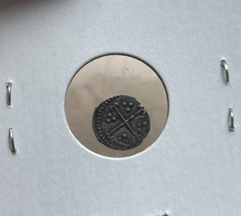 ND (1604-05) England 1/2 Half Penny - James I (mm. Lis) - Image 2 of 2