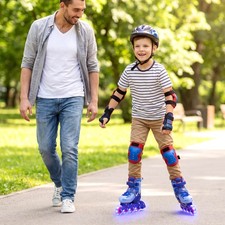 Kids Inline Skates for Boys Girls, Perfect Skating Gift for Indoor  Outdoor