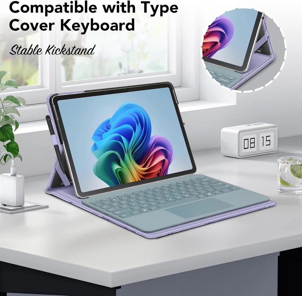 Case for Microsoft Surface Pro 12 Inch 1st Edition 2025 Portfolio Business Cover - Image 3 of 4