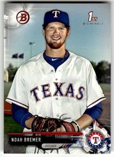 2017 Bowman Draft #BD-127 Noah Bremer 1st Texas Rangers Baseball