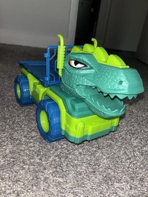 EPPO DINOSAUR TRUCK TOY KIDS AGE 3 YEARS UP TYRANNOSAURUS REX BLUE GREEN 